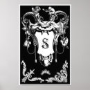 Pesquisar por gato gótico pósteres pôsteres Preto e branco