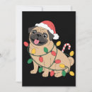 Pesquisar por pug natal convites Engraçado