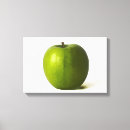 Pesquisar por maçã verde impressão de canvas Branco