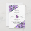 Pesquisar por roxo do da flor casamento convites Couple