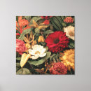 Pesquisar por ilustração vintage impressão de canvas Flores