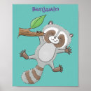 Pesquisar por guaxinim engraçado pôsteres Desenho animado