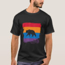 Pesquisar por a sombra do urso camisetas Silhueta