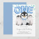 Pesquisar por do pinguim aniversário convites Azul