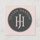 Pesquisar por monograma redondo cartao de visita Tipografia