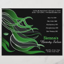 Pesquisar por cor do cabelo flyers Salão de beleza