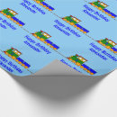 Pesquisar por trens papel de presente Boy