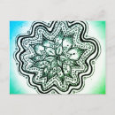 Pesquisar por azul mandala cartoes postais Boho