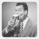 Pesquisar por cerveja do vintage adesivos Preto e branco