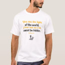 Pesquisar por eu sou luz mundo camisetas Bíblia
