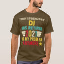 Pesquisar por meu pai é um dj camisetas Engraçado