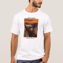 Pesquisar por munch a pintura camisetas Edvard