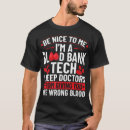 Pesquisar por técnico da flebotomia camisetas Campo médico
