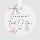 Pesquisar por newborn ornamentos Baby's first christmas