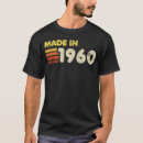 Pesquisar por nascer em 1960 camisetas Ano natal