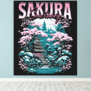 Pesquisar por do sakura de impressão de canvas Japonês