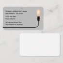 Pesquisar por energia elétrica cartao de visita Iluminação