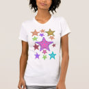 Pesquisar por estrelas brilhantes camisetas For her