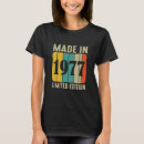 Pesquisar por feito em 1977 camisetas Retrô