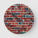 Pesquisar por tijolo vermelho relogios de parede Laranja