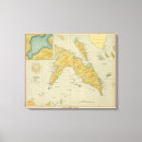 Pesquisar por mapas impressão impressão de canvas Cor