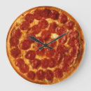 Pesquisar por pizza pepperoni de relogios de parede Comida