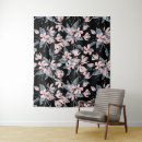 Pesquisar por fundo preto com cor rosa artes pôsteres Floral