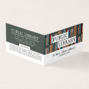 Pesquisar por bibliotecas cartao de visita Customer