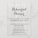 Pesquisar por jantar de ensaio rústico convites Luzes da corda