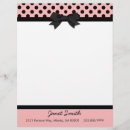 Pesquisar por rosa e preto papel timbrado Elegante