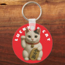 Pesquisar por gato japonês chaveiros Maneki neko
