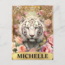 Pesquisar por tigre rosa cartoes postais Aquarela