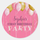 Pesquisar por balões do aniversário adesivos Rosa e ouro