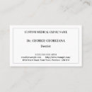 Pesquisar por health cartao de visita Médico