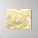 Pesquisar por ásia impressão de canvas Mapa