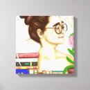 Pesquisar por nerd impressão de canvas Bonito