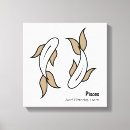 Pesquisar por peixes impressão de canvas Aniversário