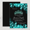 Pesquisar por quinceanera turquesa convites Diamantes