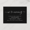 Pesquisar por notificação convites Mudança de endereço