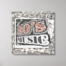 Pesquisar por anos 80 impressão de canvas Música