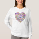 Pesquisar por arte do coração camisetas For her