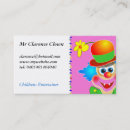 Pesquisar por palhaços cartao de visita Circo