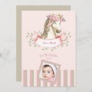 Pesquisar por primeiro dos bebês aniversário convites Bebê menina