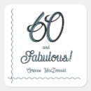 Pesquisar por aniversário dos anos idade 60 adesivos Festa de aniversário elegante