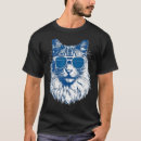 Pesquisar por gato com óculos de sol camisetas Felino