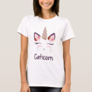 Pesquisar por gato do unicórnio camisetas Flores