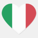 Pesquisar por coração italiano adesivos Bandeira de italia