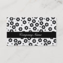 Pesquisar por flor branca preta cartao de visita For her