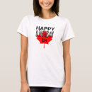 Pesquisar por aniversário canadense camisetas Folha de bordo