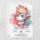 Pesquisar por monkey convites Aquarela